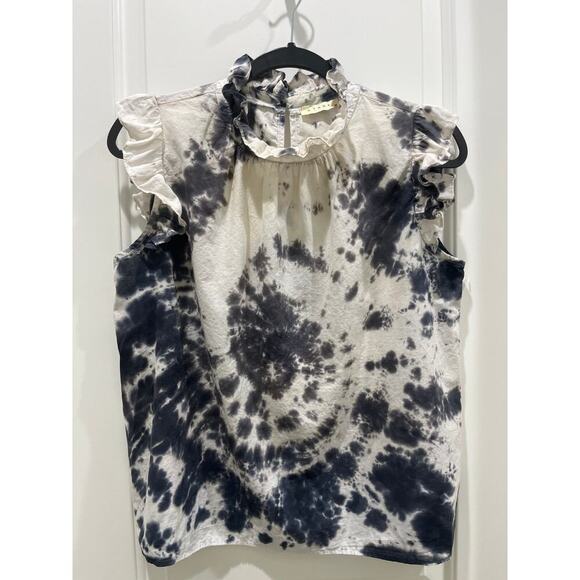 Stark X Women's Spiral Tie Dye Princess Top Sz S - Picture 2 of 9